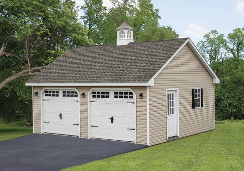 Two Car Garages For Sale Space Makers Sheds