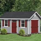 Shed with a red door